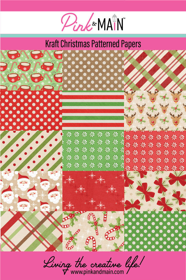 Kraft Christmas Paper Pack 8.5 x 5.5