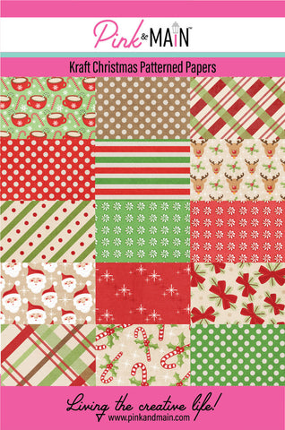Kraft Christmas Paper Pack 8.5 x 5.5