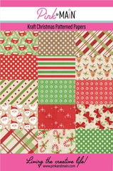 Kraft Christmas Paper Pack 8.5 x 5.5