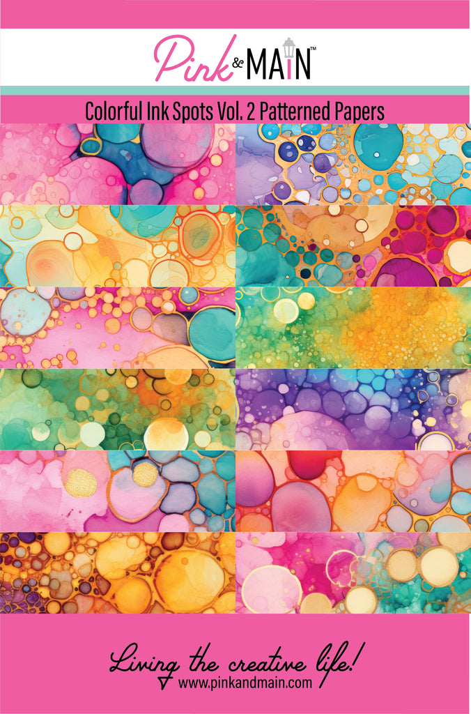 Colorful Ink Spots Vol. 2 Paper Pack 8.5 x 5.5
