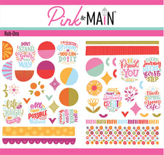 Bright Encouragement Rub-ons