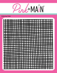 Doodled Plaid 6x6 Embossing Folder