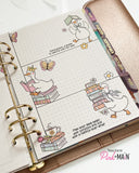 Spring Bookish Rub-ons