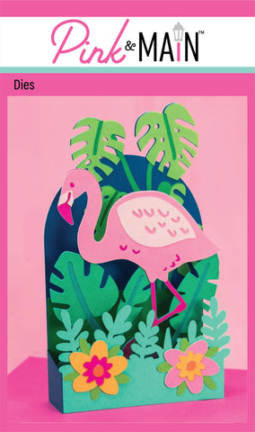 Flamingo Pop Up Card Dies
