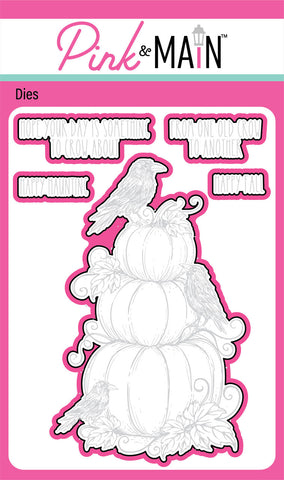 Pumpkins and Crows Die Set