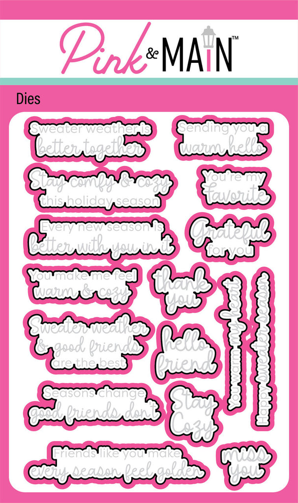 Comfy & Cozy Die Set