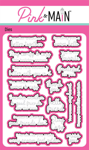 Comfy & Cozy Die Set