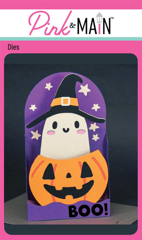 Pumpkin Ghost Pop up Card Dies