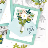 Paper Bouquet Stamp Set (4 x 4)
