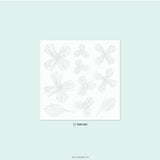 Paper Posy Embossing Folder (2D) 6 x 6