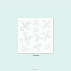 Paper Posy Embossing Folder (2D) 6 x 6