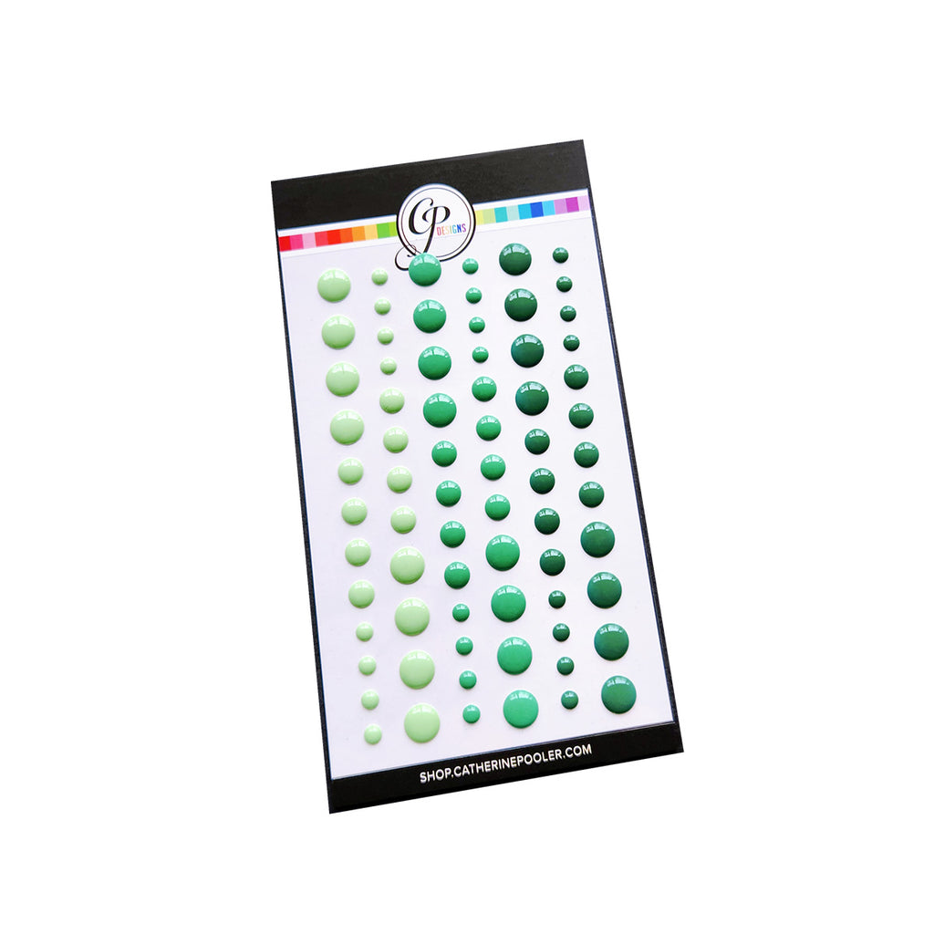 Party Greens Enamel Dots