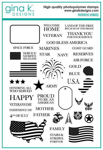 Patriotic Heroes  Stamps