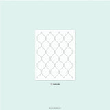 Patterned Peacock Embossing Folder (4.75 x 6)
