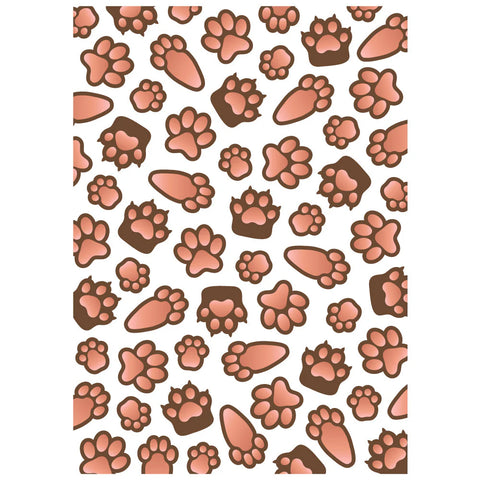 Paw Prints  - 3D Embossing Folder