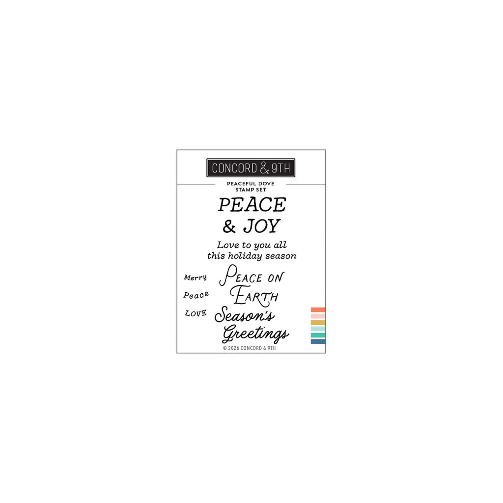 Peaceful Dove Stamp Set (3 x 4)