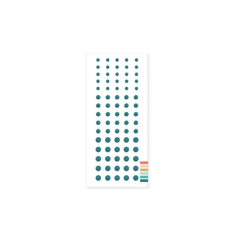 ENAMEL DOTS - Peacock