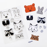 Peeking Forest Friends Stamp Set