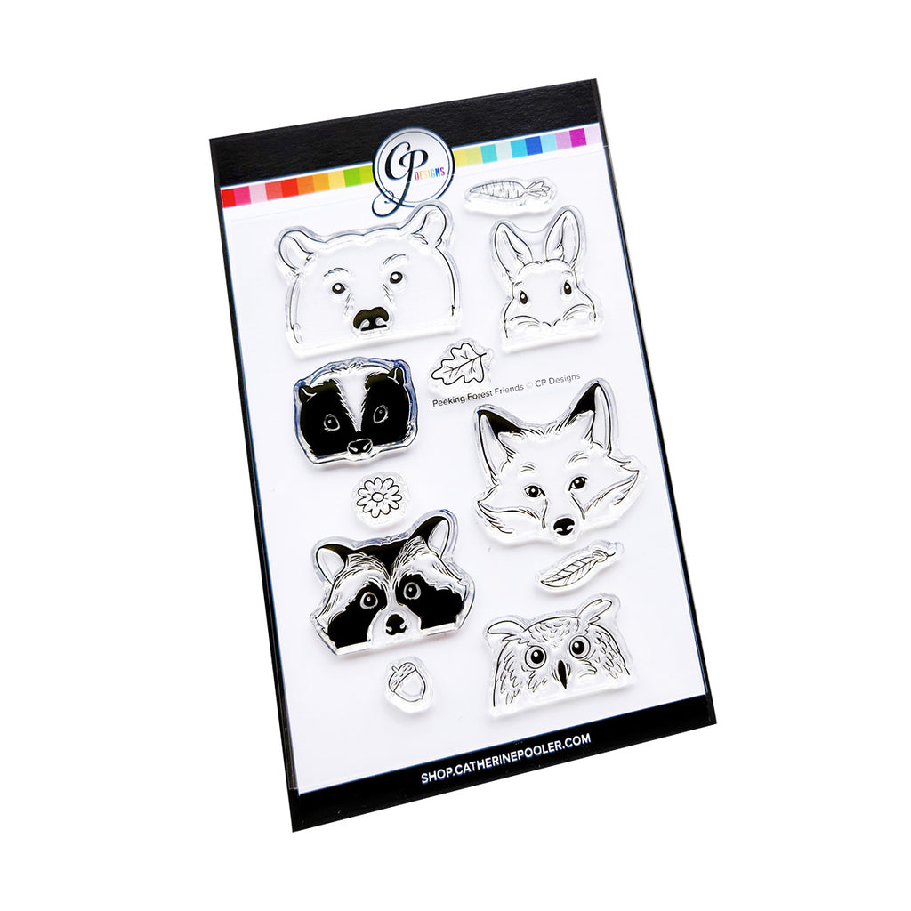 Peeking Forest Friends Stamp Set