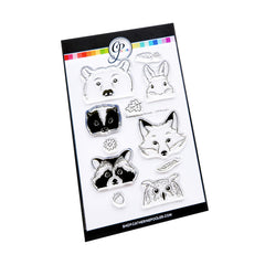 Peeking Forest Friends Stamp Set