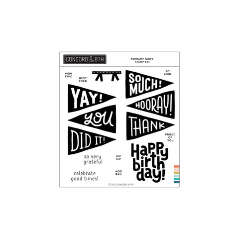 Pennant Party Stamp Set (6 x 6)