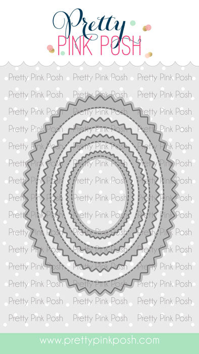 Pinking Ovals Die Set