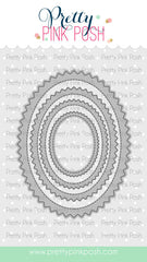 Pinking Ovals Die Set