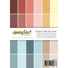 Pinstripes & Polka Dots: Harvest Paper Pad 6x8.5 - 24 Double Sided Sheets