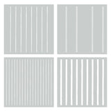 Playful Plaid Layered Stencil Set