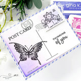 Post Cards and More Stamp Set