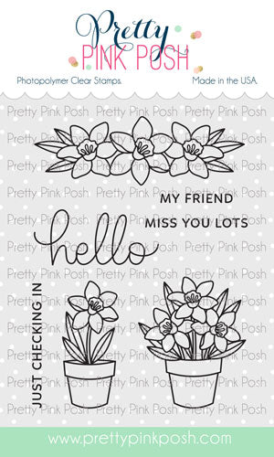 Potted Daffodils Stamp Set
