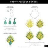 Pretty Peacock Stamp Set (6 x 8)