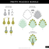 Pretty Peacock Stamp Set (6 x 8)