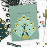 Pretty Peacock Stamp Set (6 x 8)