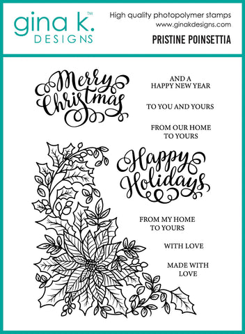 Pristine Poinsettia Stamp Set