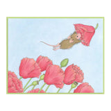 Popping By Cling Rubber Stamp from the Spring Collection by House-Mouse Designs