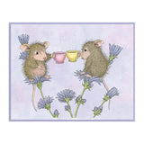Thé pour deux tampons en caoutchouc étirables de la collection Spring House-Mouse Designs