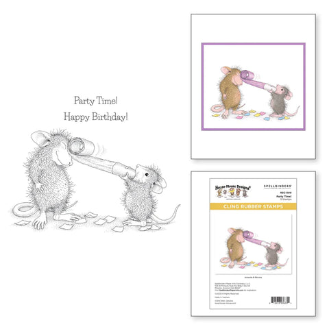 Party Time! Cling Rubber Stamps from the House-Mouse Everyday Collection