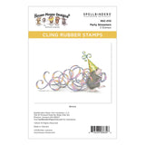 Party Streamers Cling Rubber Stamps from the House-Mouse Everyday Collection