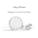 Ensemble de tampons en caoutchouc étirables Bringing Christmas to You de la collection House-Mouse Holiday
