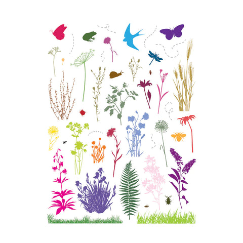 Wildflowers & Bugs Hero Transfers