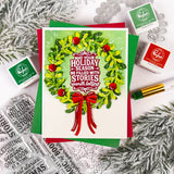 Tied with Cheer die & stencil bundle