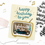 Retro Radio Stamp Set (4" x 6")