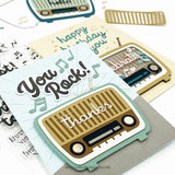 Retro Radio Stamp Set (4" x 6")