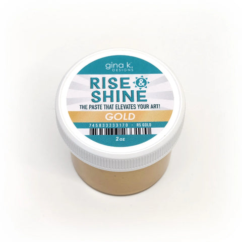 Rise and Shine Stencil Paste- Gold