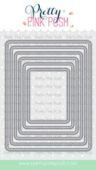 Rounded Stitched Rectangles Die Set