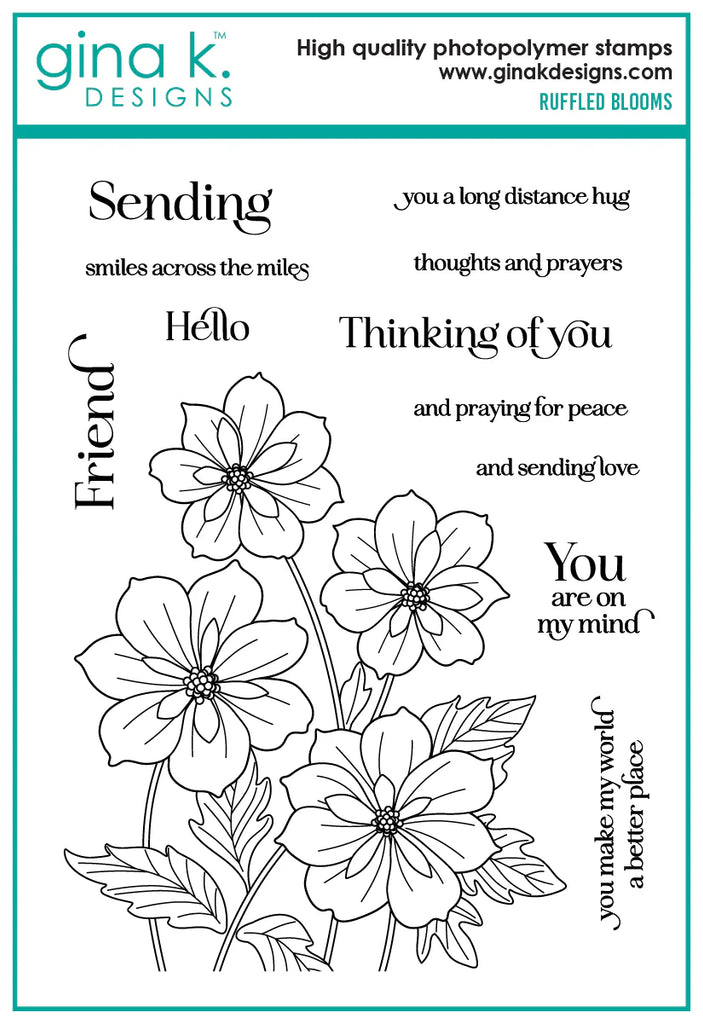 Ruffled Blooms Stamp Set