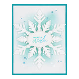 Pierced Mini Labels Etched Dies from the Bibi's Snowflakes Collection by Bibi Cameron