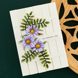 Aster Etched Dies from The Birds & Bees Garden Collection by Susan Tierney-Cockburn