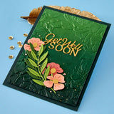 Layered Get Well Soon Etched Dies
